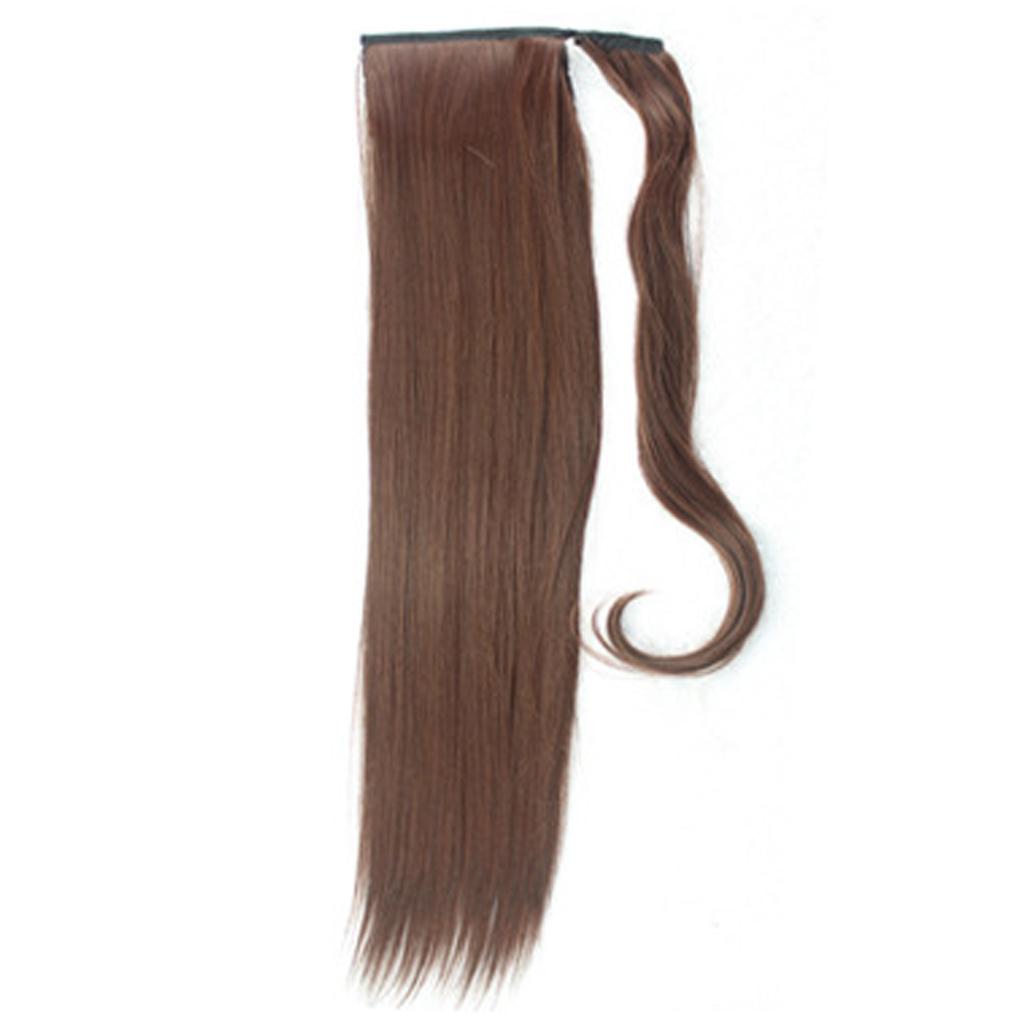 Tóc Giả Đuôi Ngựa Thẳng Dài Tự Nhiên Hóa Trang Cho Nữ