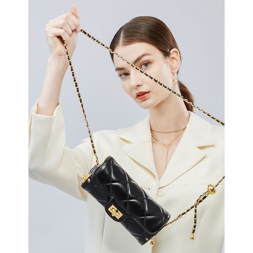 Túi Đeo Chéo Da Pu HE148 Họa Tiết Hình Học Thời Trang Cho Nữ