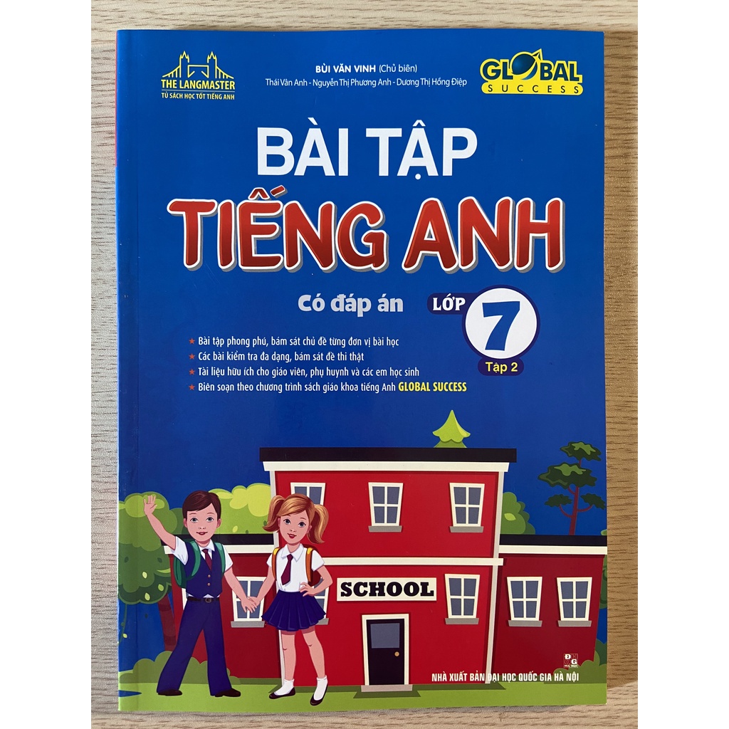 Sách - Bài tập Tiếng anh lớp 7 tập 2 (có đáp án) Global Success