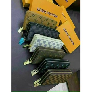 ví lv 2 ngăn khoá kéo cầm tay kèm hộp ( tuyển ctv & sỉ toàn quốc )