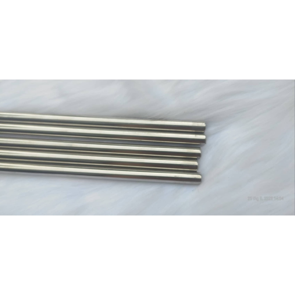 Trục inox tròn đặc phi 4.5mm, 5.2mm, 7mm, 8.2mm,