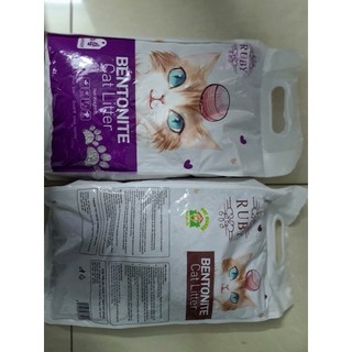 CÁT BENTONITE RUBY CHO MÈO 8L