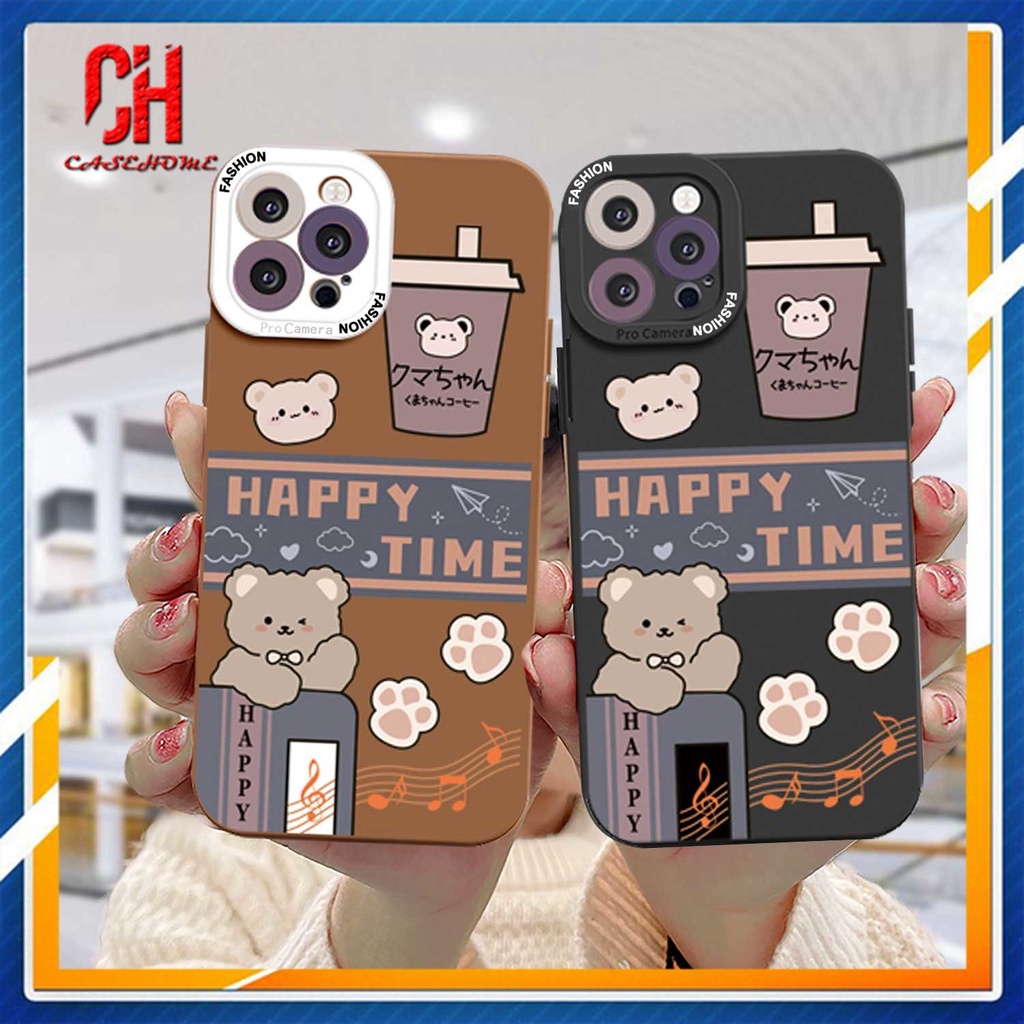 Ốp Điện Thoại Tpu Dẻo In Gấu Cho IPhone 7 Plus 11 6 6S 8 Plus XR 11 12 13 PRO MAX X XS MAX Se 2020 6SPlus 7Plus 6Plus 8Plus XSMAX