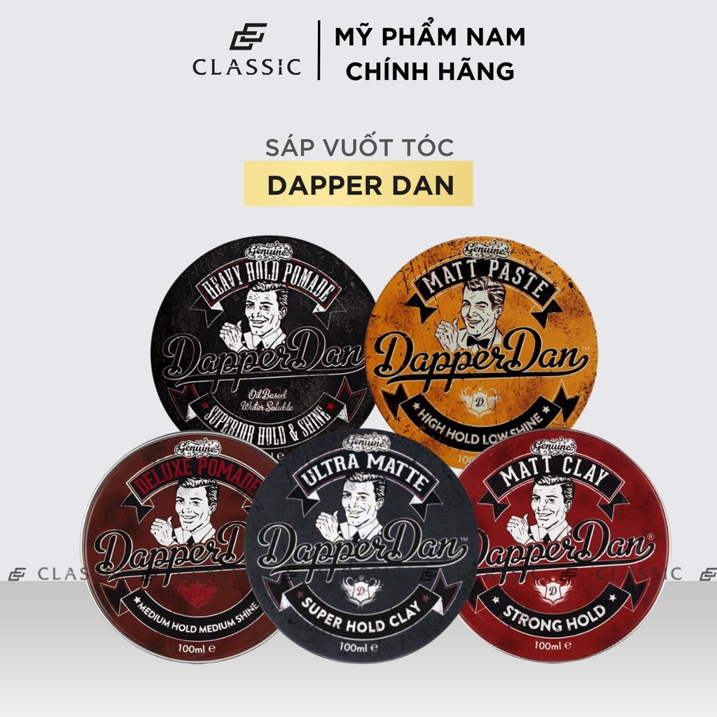 Tổng Hợp Sáp Vuốt Tóc Dapper Dan