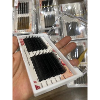 Mi lông thỏ tự nhiên mix size(8-14mm), siêu mềm, siêu bắt keo_Dụng cụ nối mi