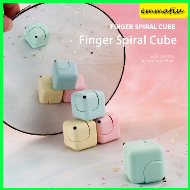 Hàng Sẵn Sàng!! Con Quay Đồ Chơi Fidget Spinner HìNh KhốI Vuông NhiềU MàU SắC GiúP GiảM Stress