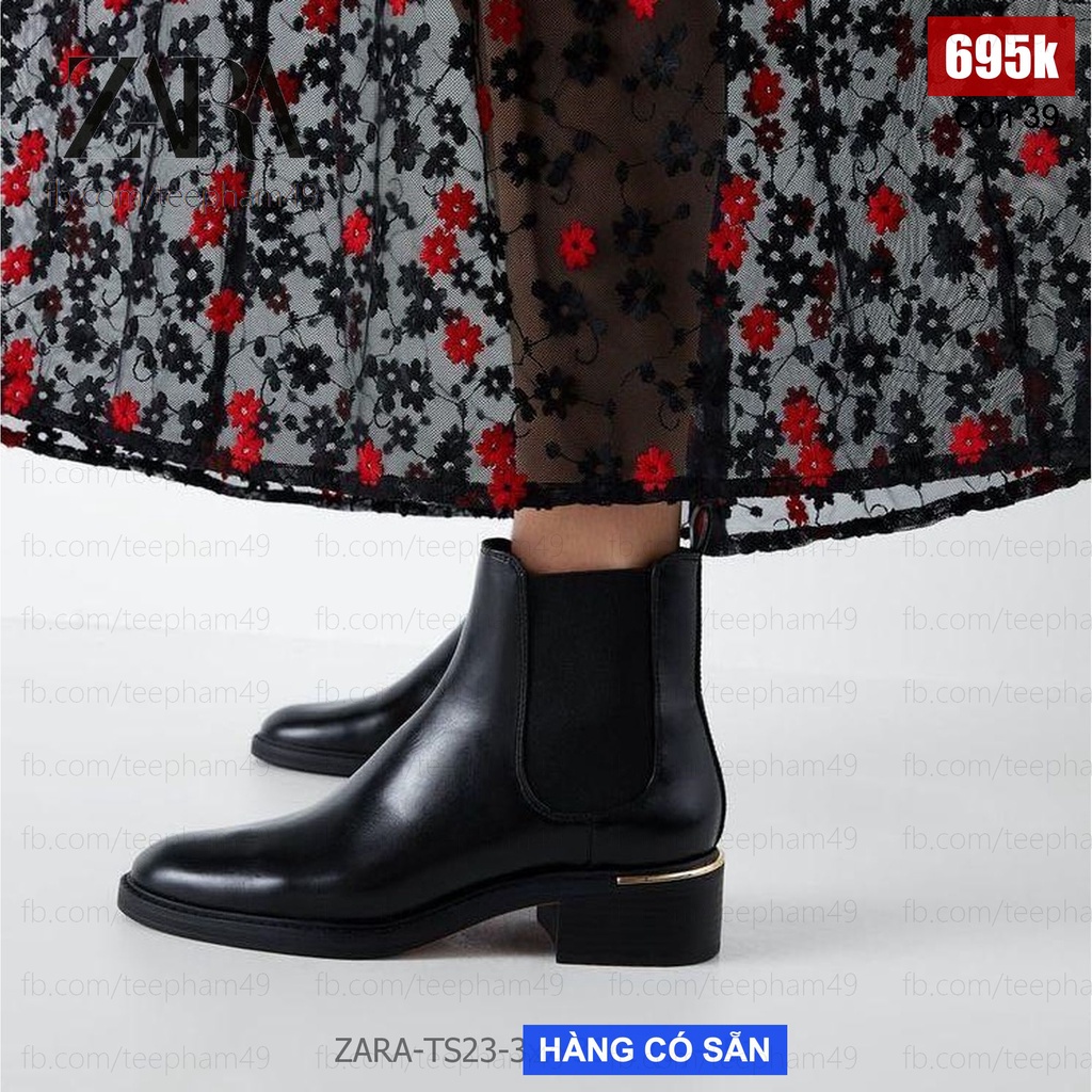 Giày bốt ZARA size 39 - CAM KẾT CHÍNH HÃNG - ĐỦ BILL - TRÙNG CODE, BOX...