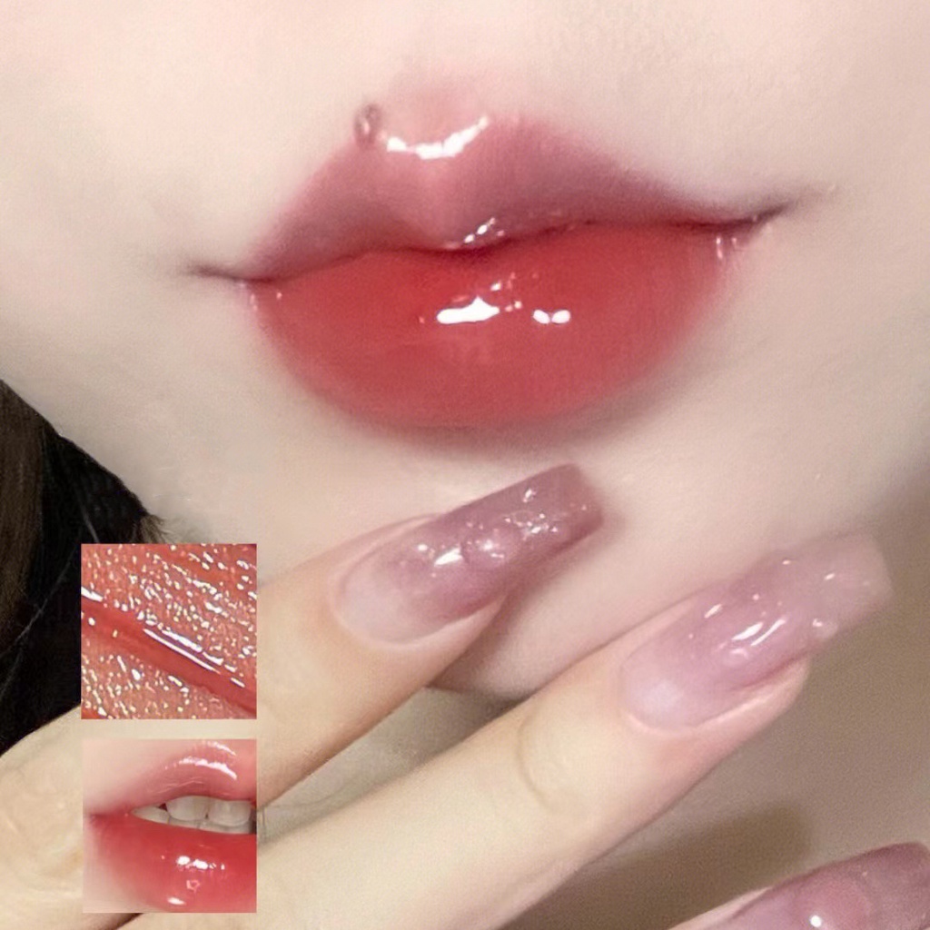 Son Bóng Dạng Lỏng 6 Màu Dưỡng Ẩm Tiện Dụng