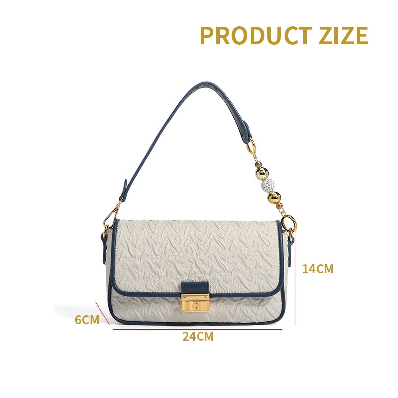 Mischa Túi Đeo Chéo Vai Bằng Chất Liệu nylon Phối Màu Tương Phản Thời Trang Cao Cấp