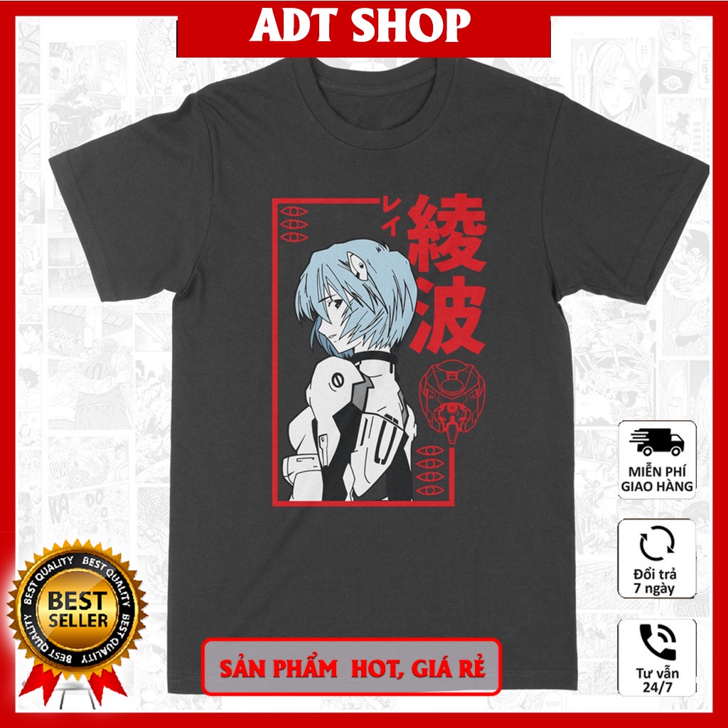 Áo thun Rei Ayanami - Neon Genesis Evangelion Unisex Anime,màu nam nữ độc đẹp
