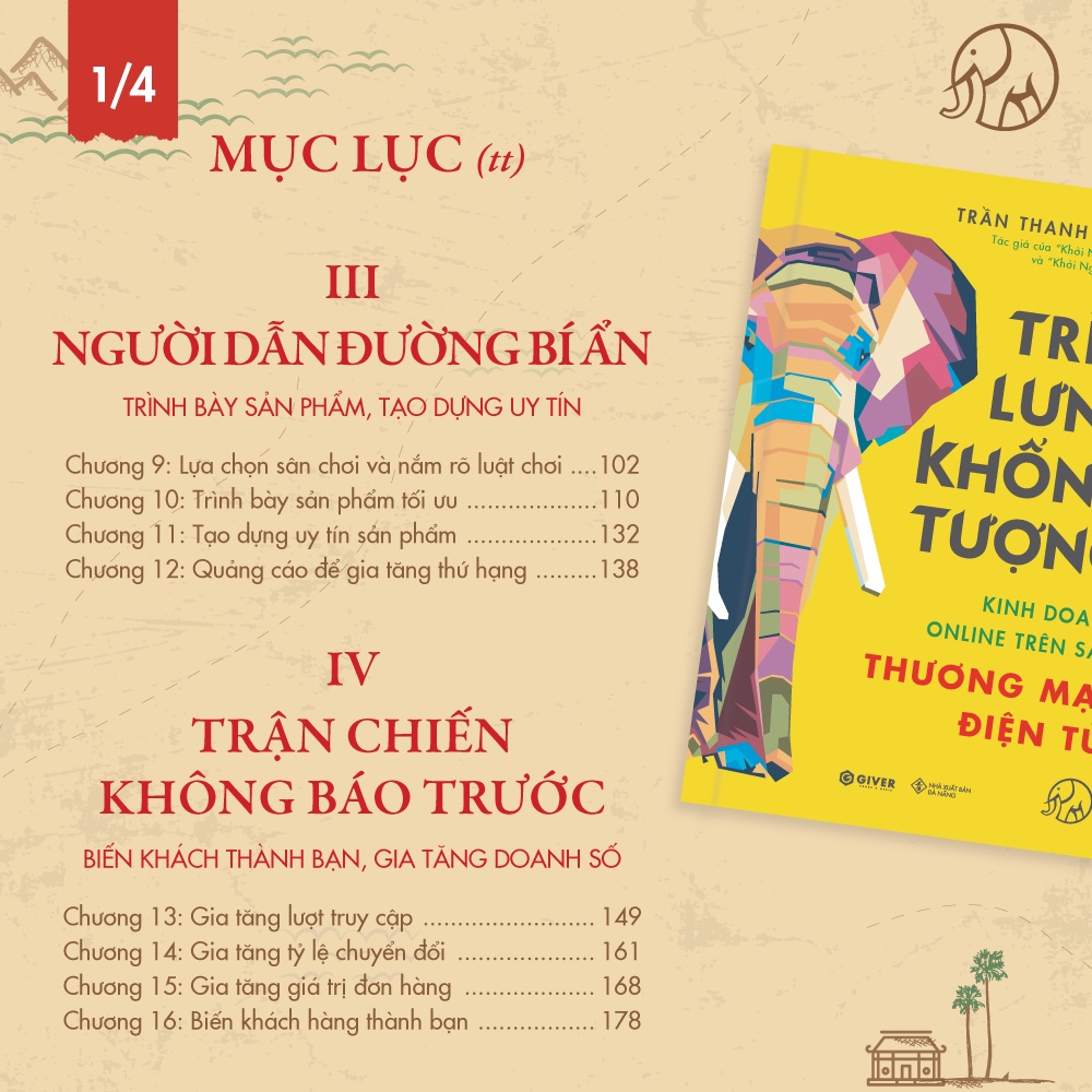 Sách - Trọn Bộ Trên Lưng Khổng Tượng - Kinh Doanh Online Trên Sàn Thương Mại Điện Tử - Khởi Nghiệp Với Bán Hàng Qua Mạng