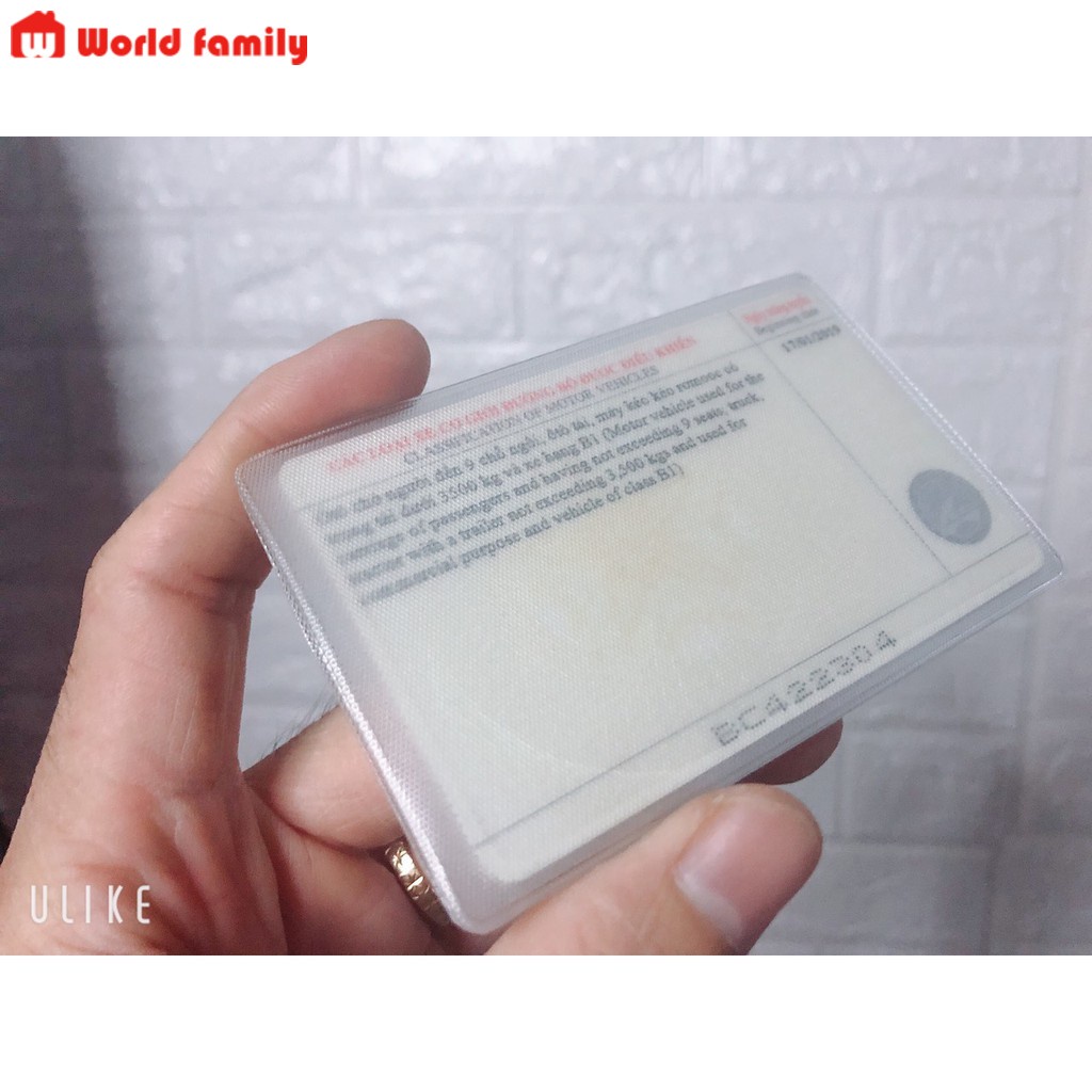 Combo 10 Túi đựng thẻ căn cước công dân, bằng lái xe, ATM, Card visit, CMND