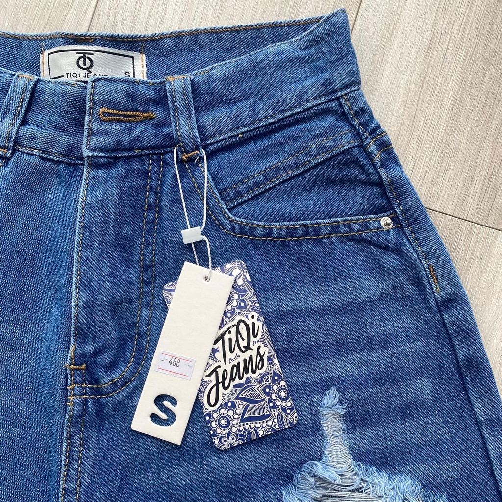 Quần short jean nữ rách TiQi Jeans S1-488