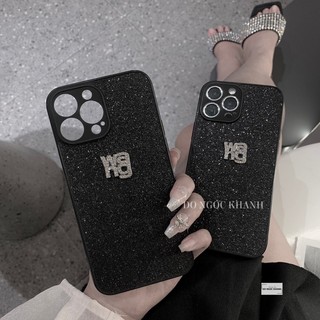 Ốp điện thoại Wang đá nhũ lấp lánh bảo vệ camera