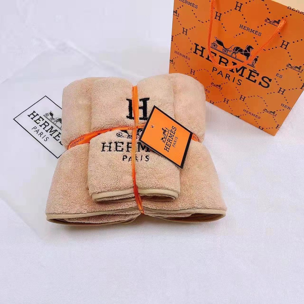 Khăn Tắm Lông Cừu San Hô Thấm Hút Nước Khô Nhanh Kèm Hộp Quà YCGJ