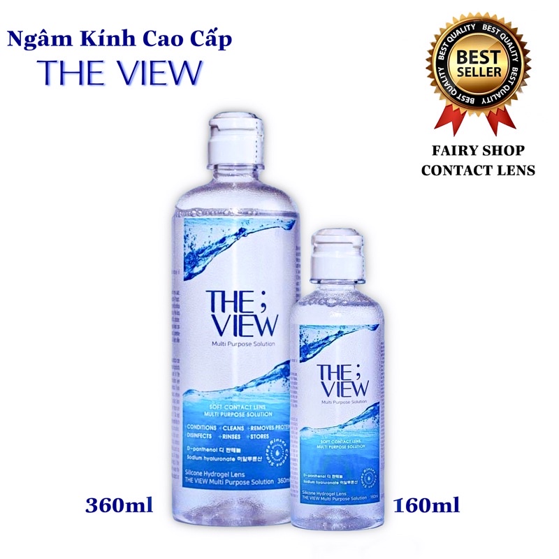 Nước Ngâm Lens FAIRY SHOP CONTACT LENS Chuyên Dụng THE VIEW 160ml & 360ml Cao cấp