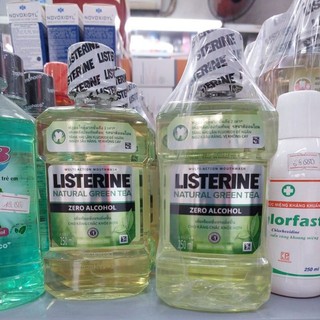 Listerine Nước súc miệng Listerine Trà Xanh chai 250ml/750 ml Hàng Chính hãng 100%