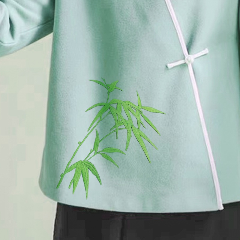 Miếng Dán Ủi Quần Áo Hình Lá Tre