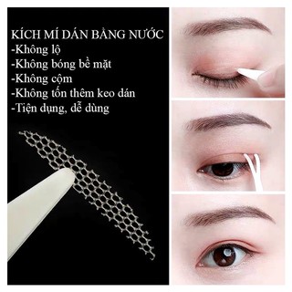 Miếng dán kích mí ren lưới siêu tàng hình với công nghệ dán bằng nước