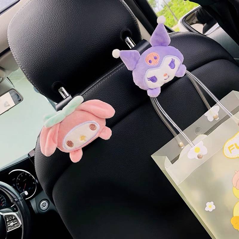 Car Seat Back Row Hook Cute Multifunctional Car Clow M Cinnamoroll Babycinnamoroll Car Hook Interior Decoration Supplies 80Hd