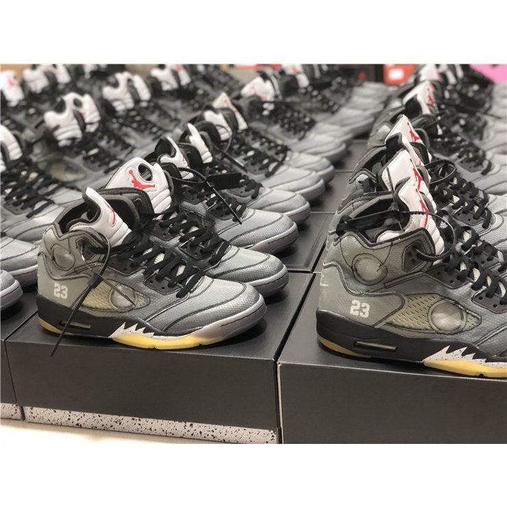 Giày Thể Thao off-white air jordan 5 muslin Thời Trang 2020 9euj