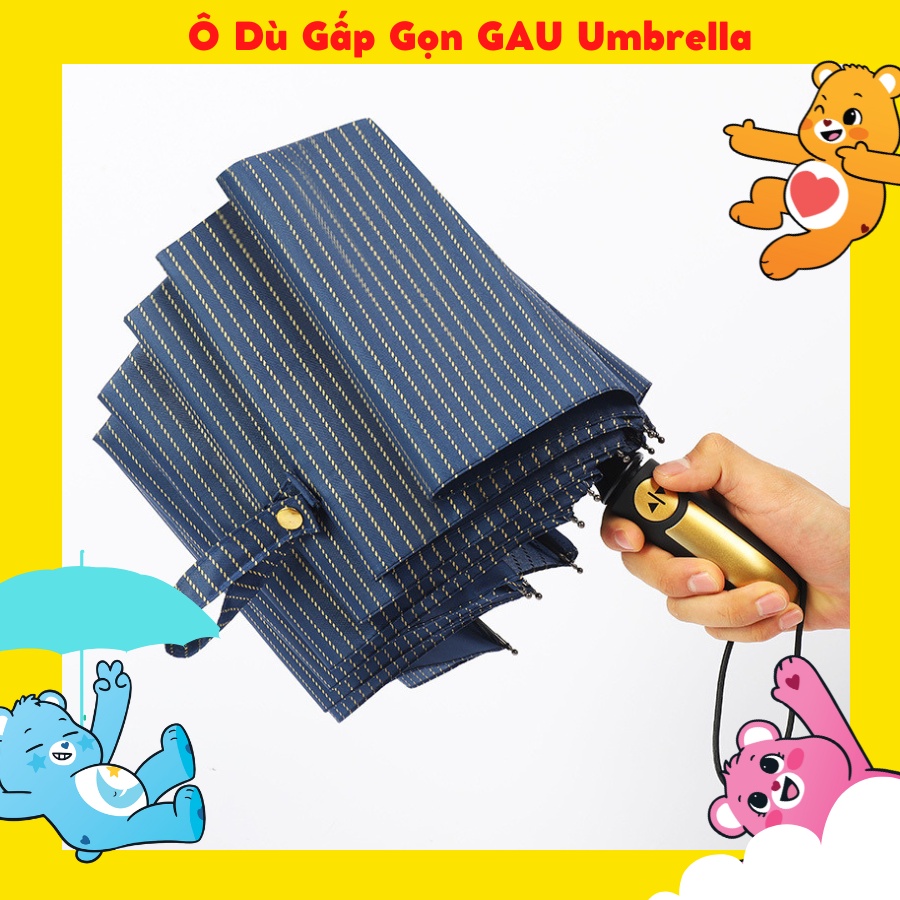 Ô Dù làm quà tặng cao cấp, TỰ ĐỘNG bật mở 2 chiều thông minh, Ô che mưa che nắng, vải dày 8 nan