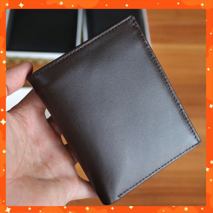 Ví Da Nam Cao Cấp, Bóp Nam Kiểu Đứng - Ngang Cầm Tay Nhỏ Gọn Nhiều Ngăn Da Bò Thật VD01 - BẢO HÀNH 24 THÁNG