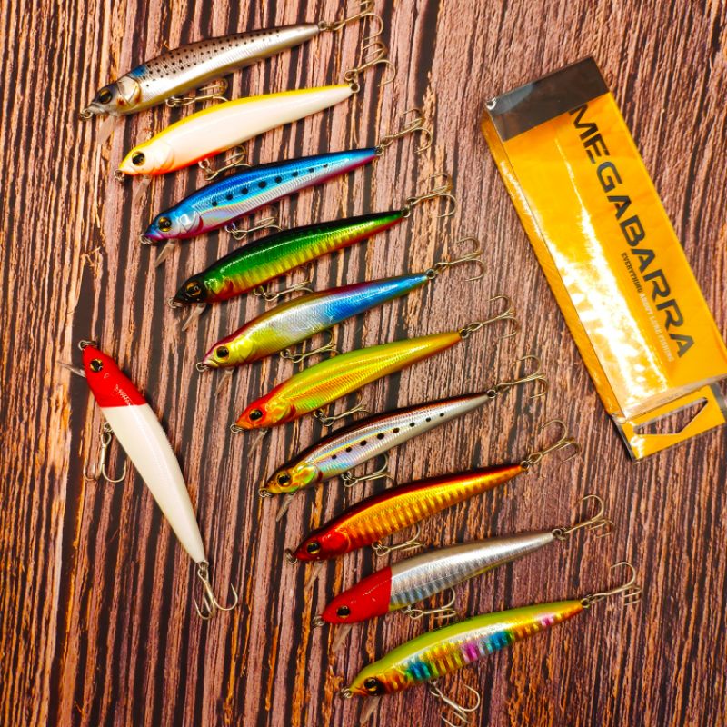 Mồi Câu Megabarra FX9 8.8g 90mm Floating Minnow