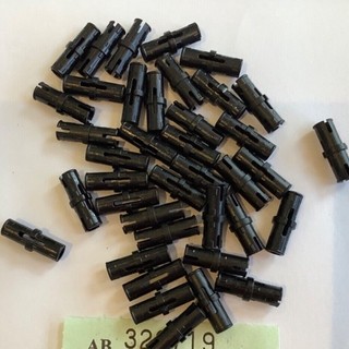Lego technic chốt / ghim với gờ ma sát và rãnh hở, màu đen id 4121715 2780