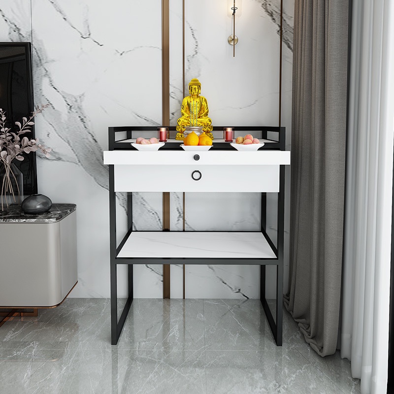 Kệ bàn thờ Phật, tủ thờ gia tiên, tủ thờ hiện đại, tủ thờ gỗ chân sắt chắc chắn có hộc kéo