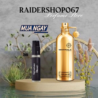 Nước hoa montale aoud leather edp 10ml ®️10ml ®️