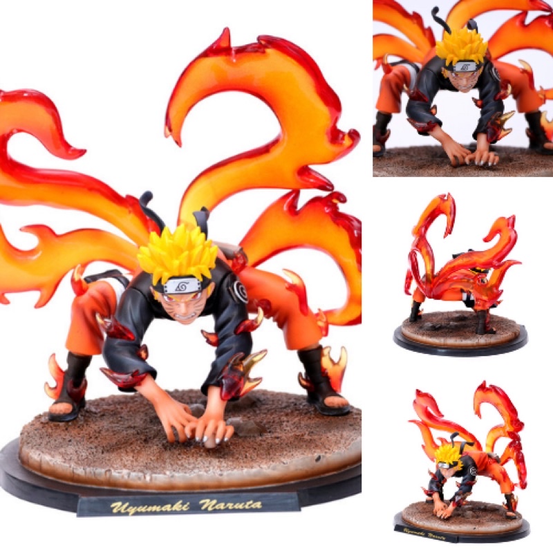 Mô hình đồ chơi - cửu vỹ jinchuriki siêu đẹp - Naruto - Có Hộp Màu
