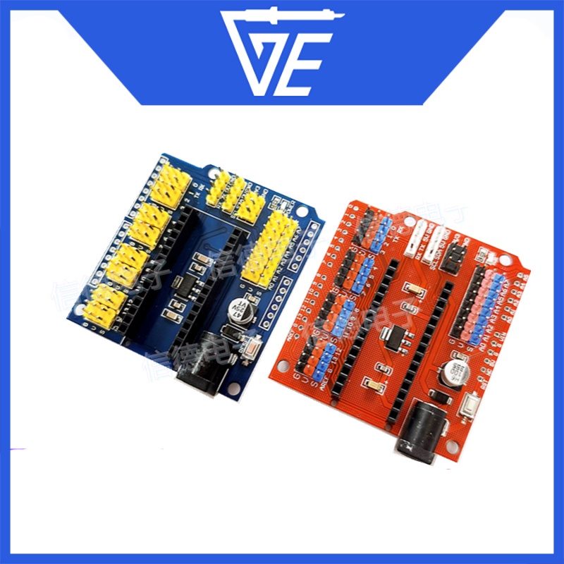 Mạch mở rộng đa năng NANO UNO Bảng màu xanh lam / bảng màu đỏ /đế arduino mở rộng