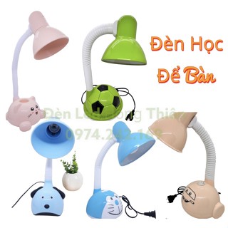 ĐÈN HỌC ĐỂ BÀN LED CHỐNG CẬN HÌNH THÚ DỄ THƯƠNG TẶNG KÈM BÓNG ĐÈN LED