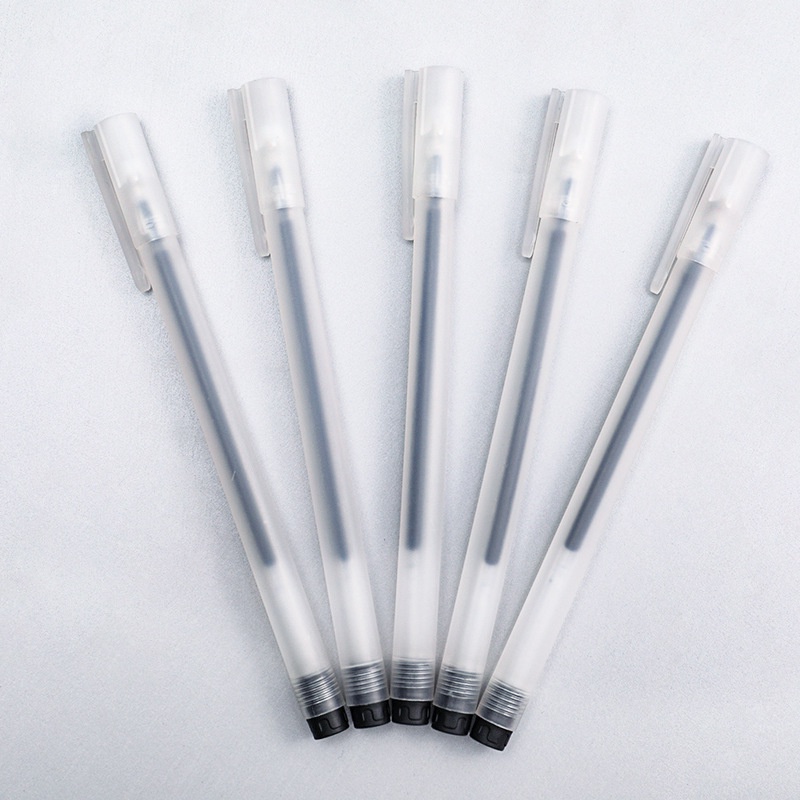 Bút gel，Set 20 / 50 / 100 bút bi trong suốt ngòi 0.5mm