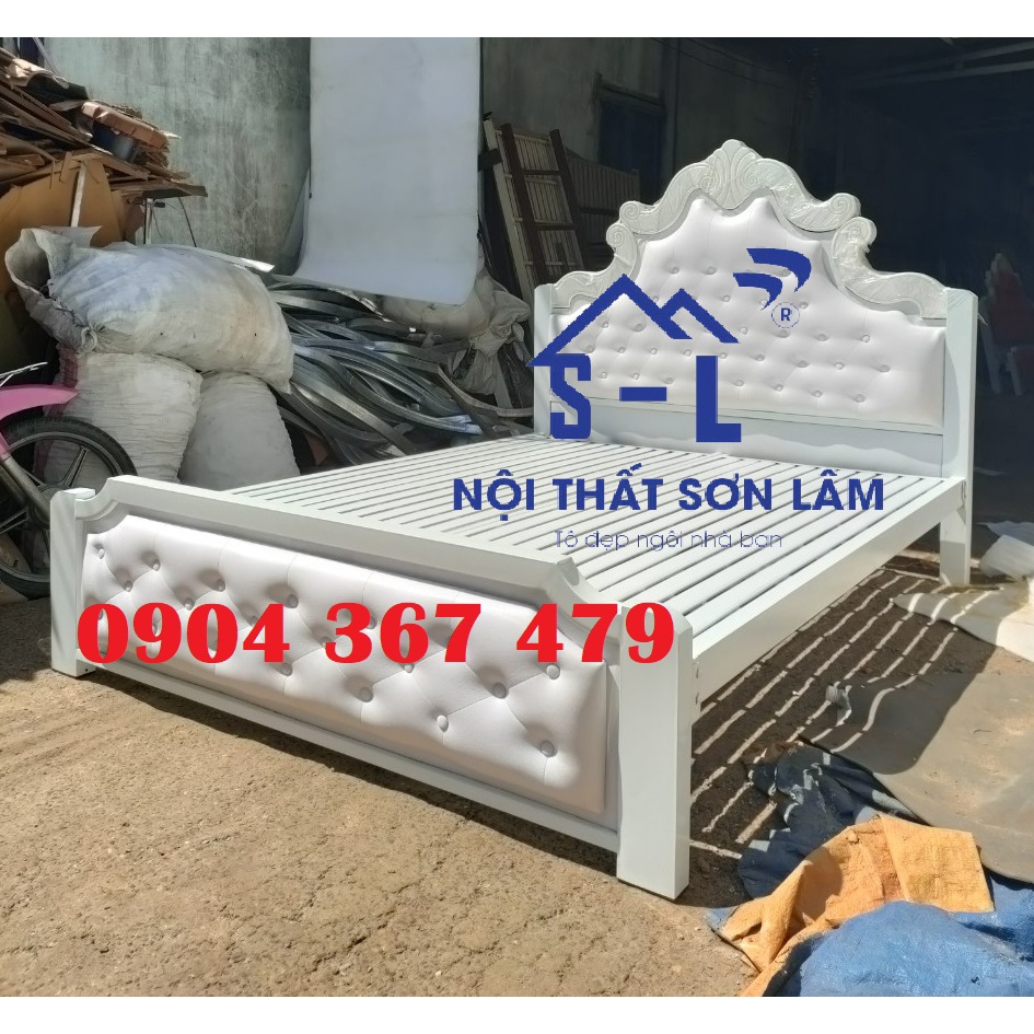 GIƯỜNG NGỦ TÂN CỔ ĐIỆN CAO CẤP 1M6 X2M