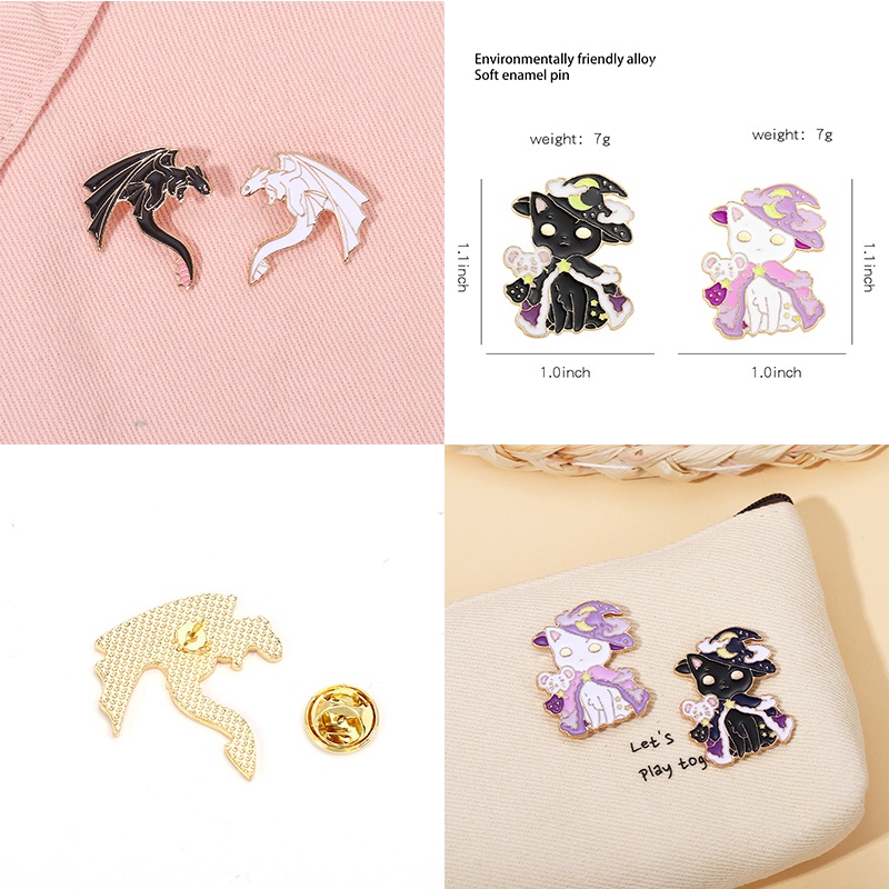 Hoạt Hình Ghim Cài Áo Hình Động Vật Dễ Thương