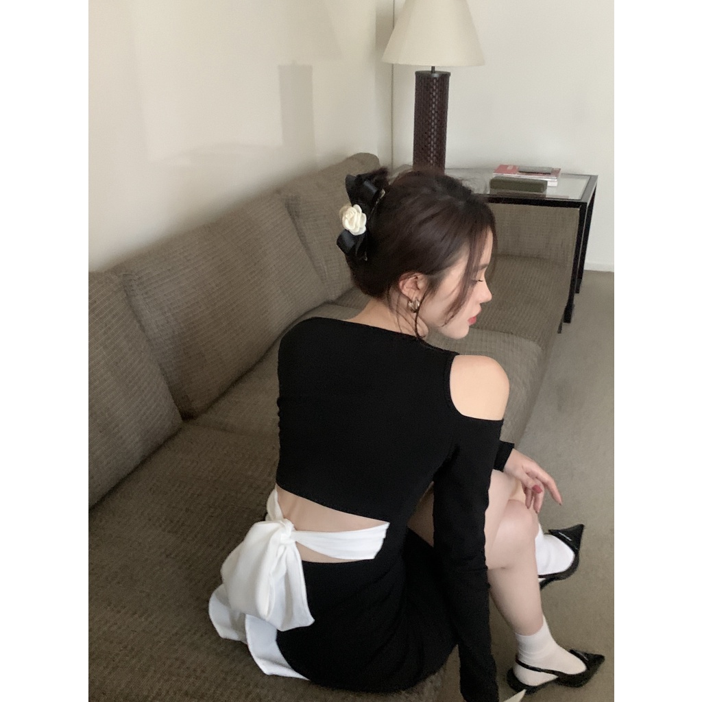 Chân Váy Ngắn Dệt Kim Đính Nơ Thời Trang Hàn Quốc Cho Nữ
