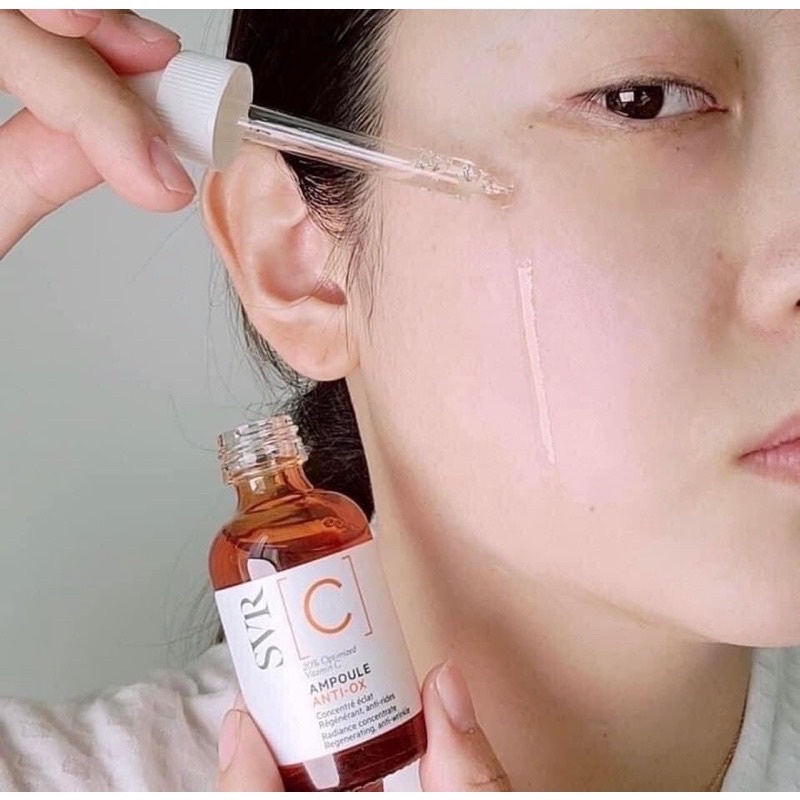 TINH CHẤT VITAMIN C SVR  AMPOULE ANTI-OX 20% OPTIMIZED VITC SERUM SÁNG DA VÀ NGỪA LÃO HÓA 30ML