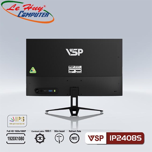 Màn hình máy tính VSP IP2408S 24inch FullHD 75Hz IPS | BigBuy360 - bigbuy360.vn