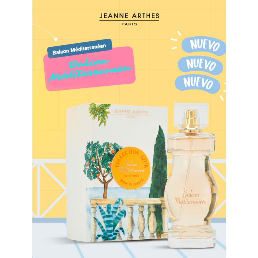 Nước hoa Pháp Jeanne Arthes Paris - Balcon Mediterranean 100ml