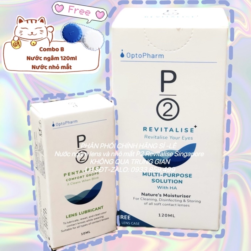 Nước ngâm lens P2 REVITALISE+