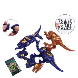Set 2 con khủng long lắp ráp mini (mẫu ngẫu nhiên)