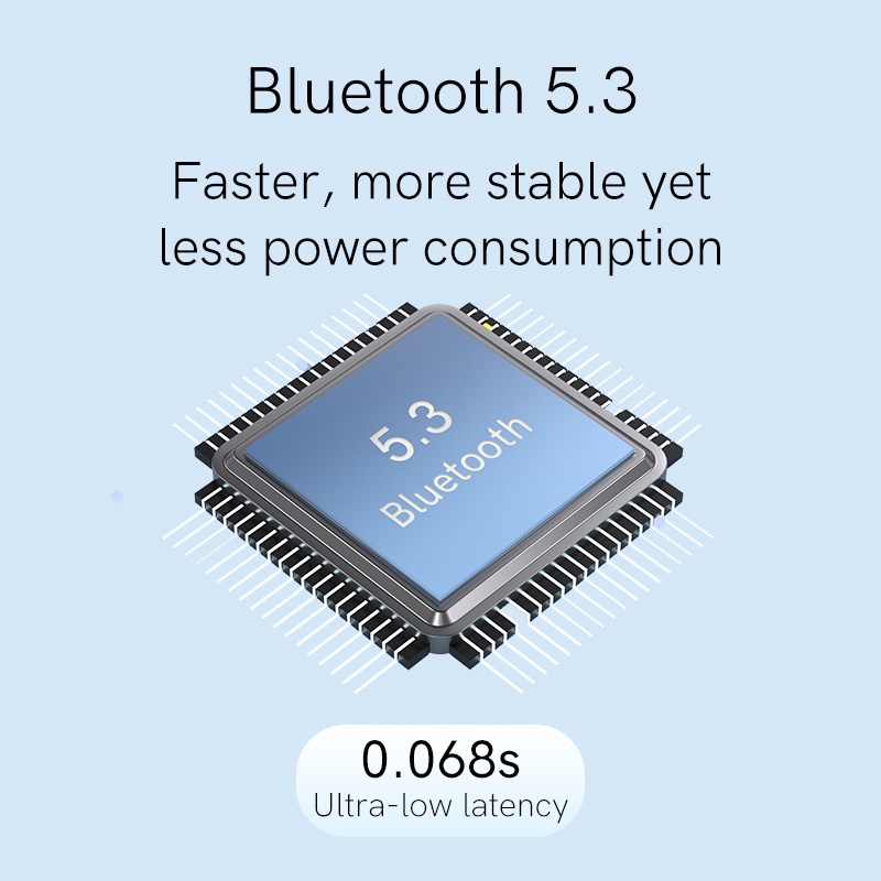 QCY Qy t20 Tai Nghe bluetooth 5.3 tws 68ms Âm Thanh Sống Động Chất Lượng Cao