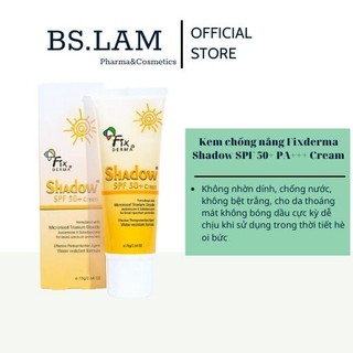 Kem chống nắng fixderma shadow spf 50++/ spf 30++