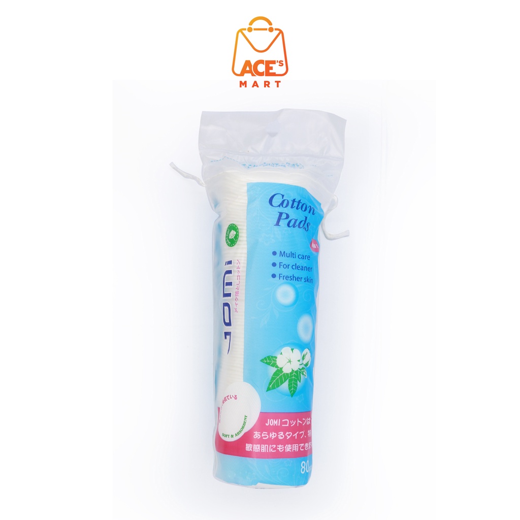 Bông tẩy trang 100% cotton Jomi Nhật Bản siêu mịn, tiết kiệm dung dịch 80-120 miếng