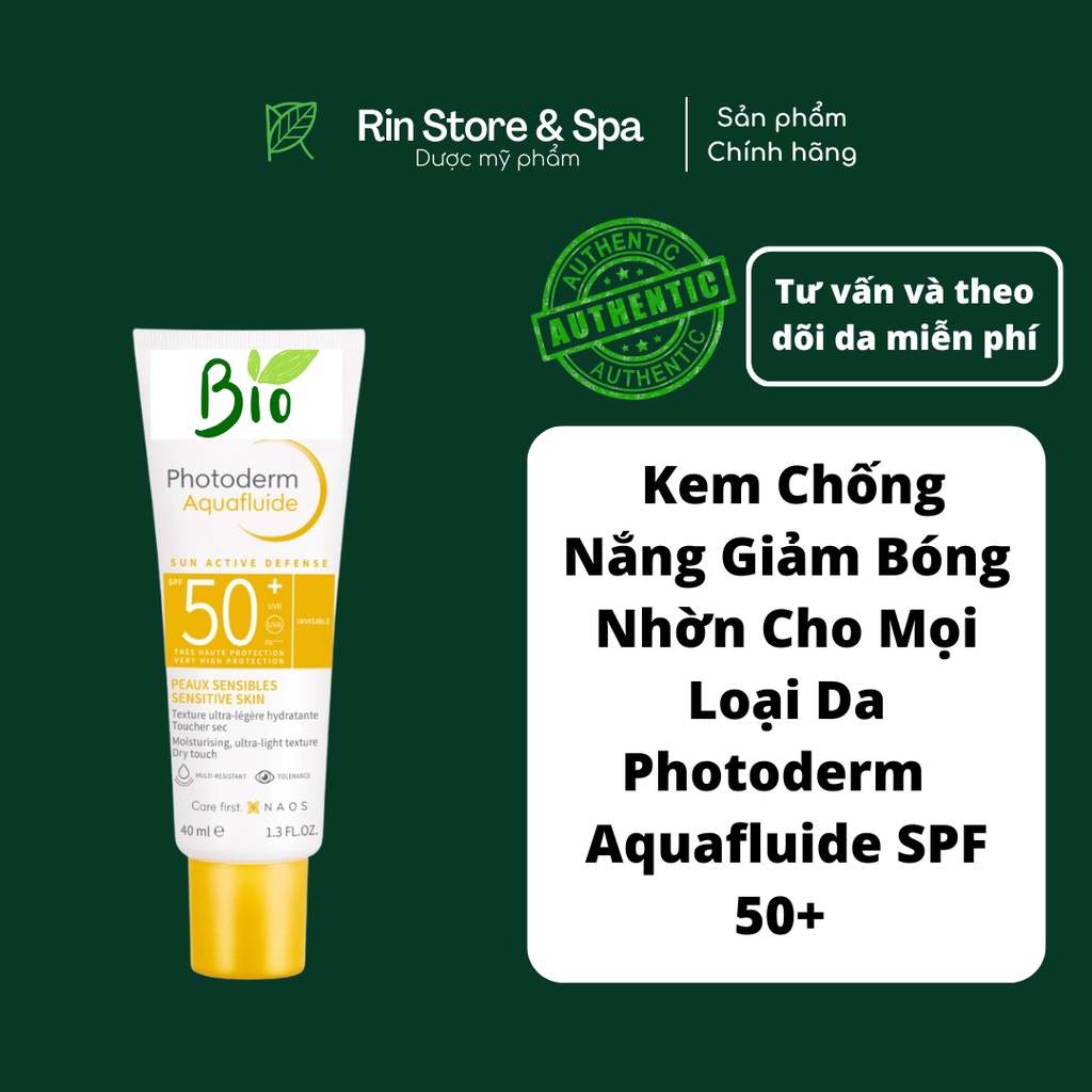 Kem chống nắng dưỡng da Bio, không gây nhờn rít SPF50