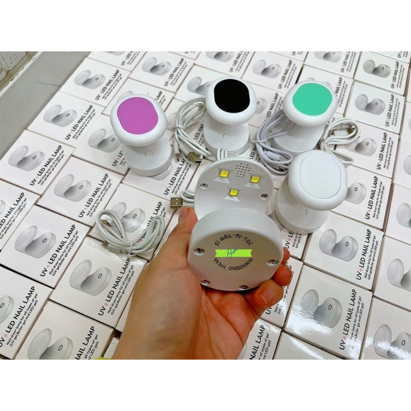 Đèn hơ gel mini 1 ngón 3 bóng led