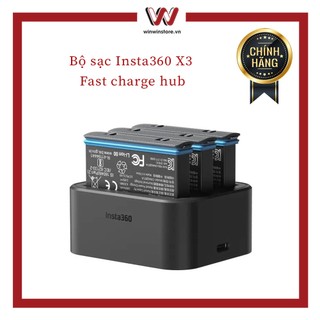 Bộ sạc insta360 x3 fast charge hub