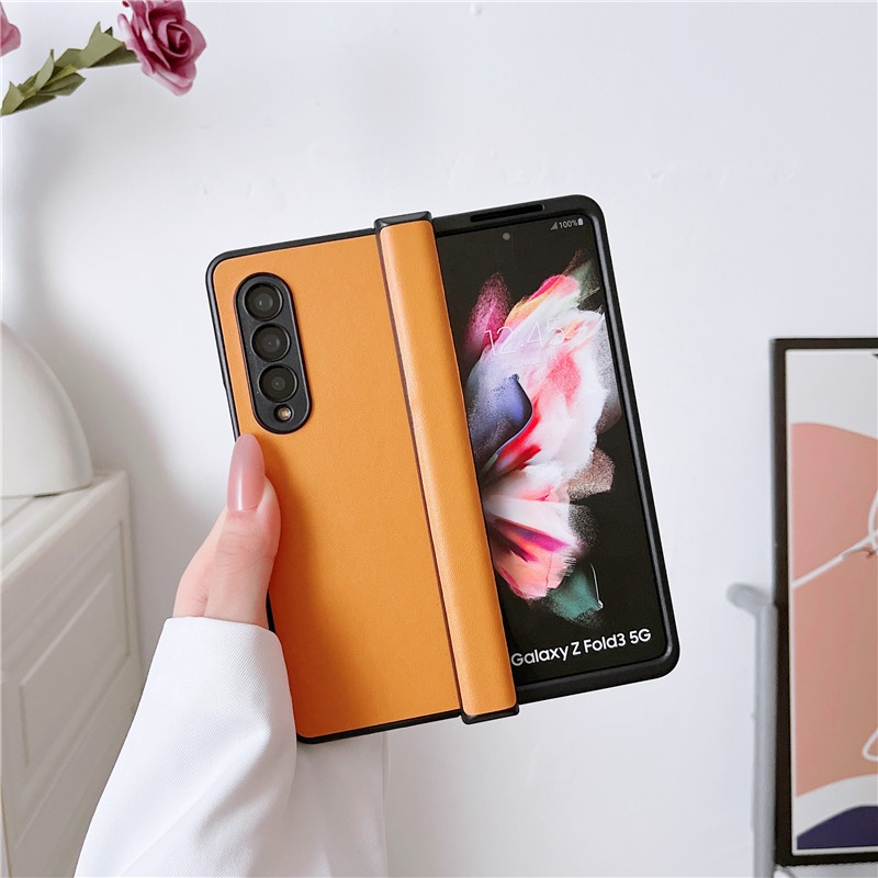 Ốp Điện Thoại Màu Trơn Cho Samsung Galaxy Z Fold 3 4 5G